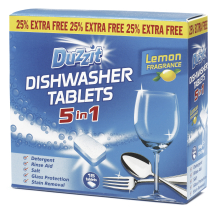 Duzzit 12pc 5-In-1 Dishwasher Tablets